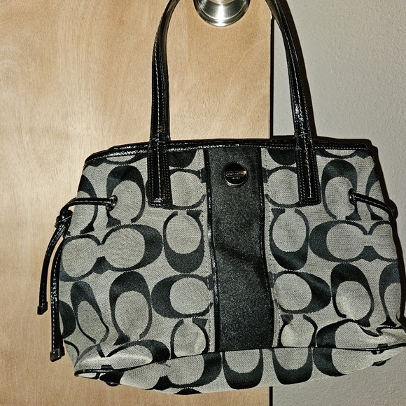 Coach Bags Coach Purse Black And White Poshmark